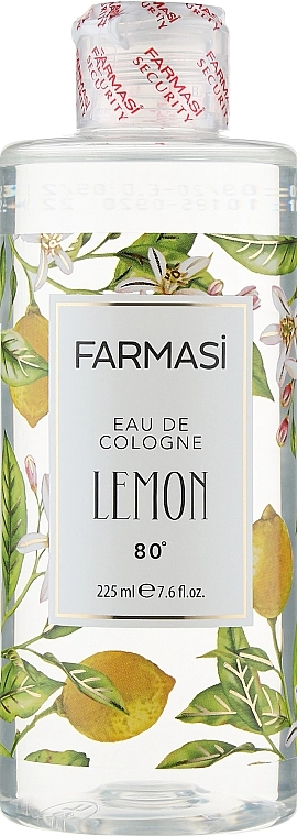 Farmasi Антисептичний засіб "Лимон" Lemon Eau de Cologne With Aloe Vera - фото N1