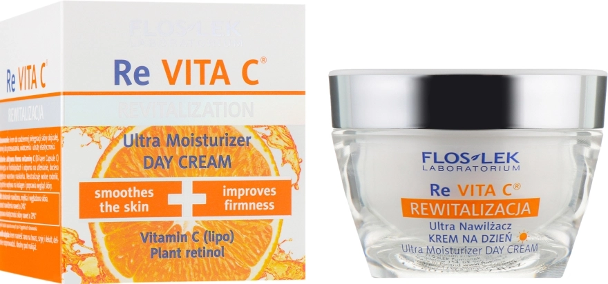 Floslek Ультра-зволожуючий крем для обличчя денний Revita C Ultra Moisturizer Day Cream - фото N1