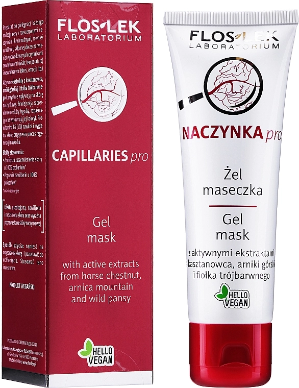 Floslek Гель-маска для сосудистой кожи Dilated Capillaries Line Gel Mask - фото N2