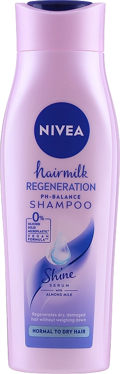 Nivea Шампунь-молочко для сухого та пошкодженого волосся Hair Care Shampoo - фото N1