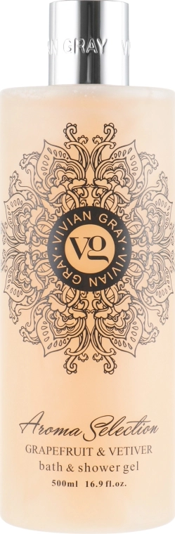 Vivian Gray Гель для душа Aroma Selection Grapefruit & Vetiver Bath Shower Gel - фото N1