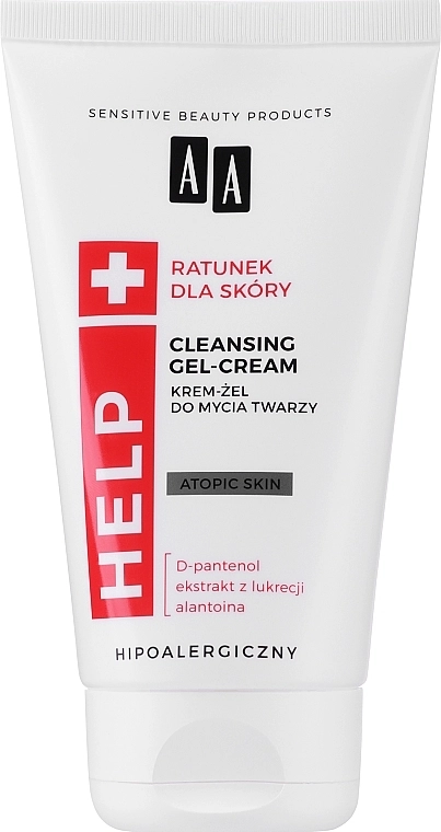 AA Очищающий крем-гель для лица Help Cleansing Gel-Cream Atopic Skin - фото N1