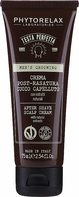 Phytorelax Laboratories Крем для ухода за кожей головы после бритья Man Aftershave Scalp Cream - фото N1