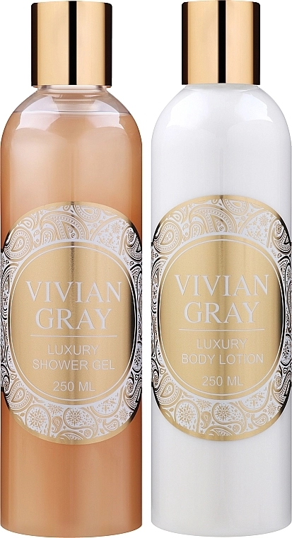 Vivian Gray Набор "Sweet Vanilla" Romance Luxury Beauty Set (b/lot/250ml + sh/gel/250ml) - фото N2