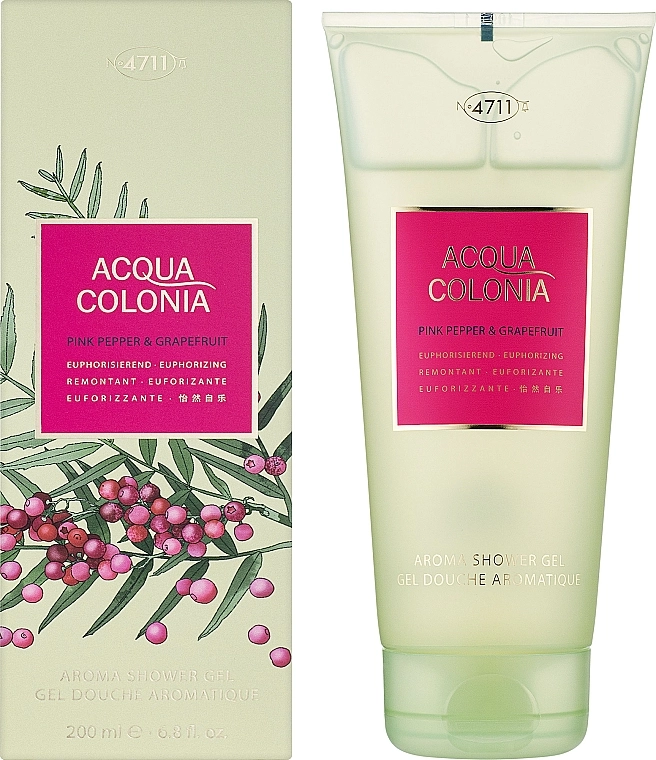 Maurer & Wirtz 4711 Acqua Colonia Pink Pepper & Grapefruit Гель для душа - фото N2