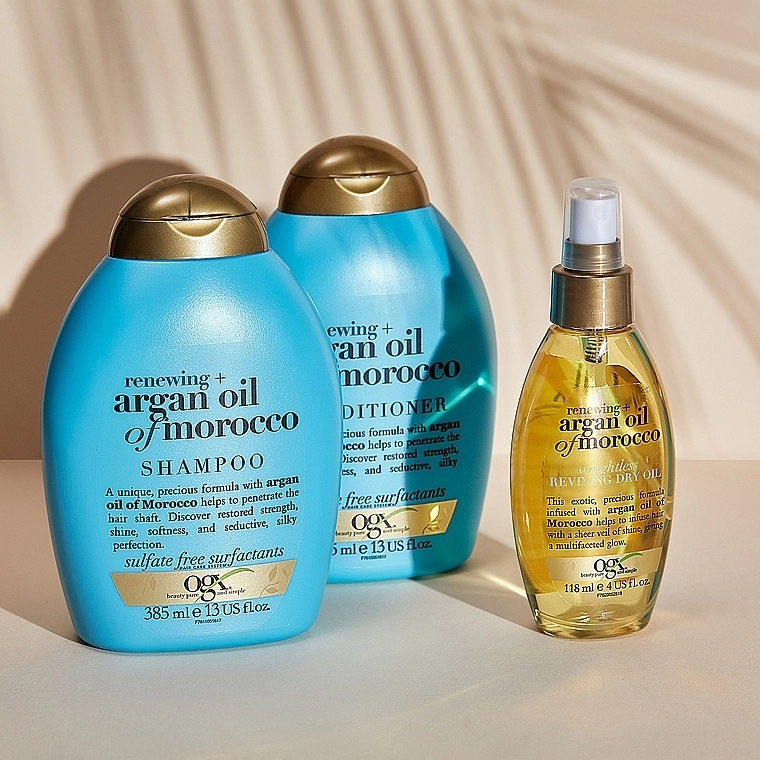 OGX Відновлюючий шампунь з аргановою олією Марокко Argan Oil of Morocco Shampoo - фото N8