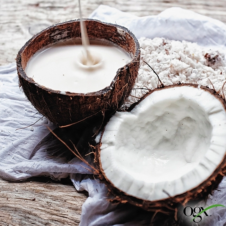 OGX Питательная сыворотка против ламкости волос с кокосовым молоком Coconut Milk Anti-Breakage Serum - фото N12