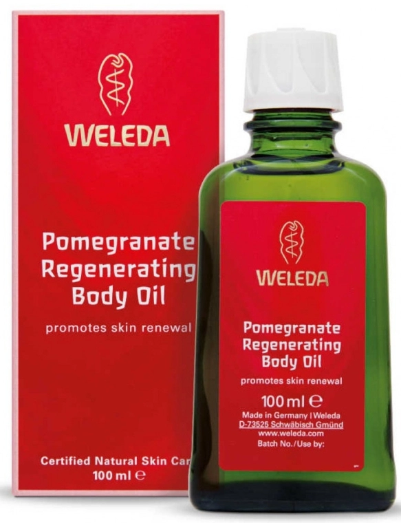 Weleda Гранатовое восстанавливающее масло для тела Pomegranate Regenerating Body Oil - фото N4