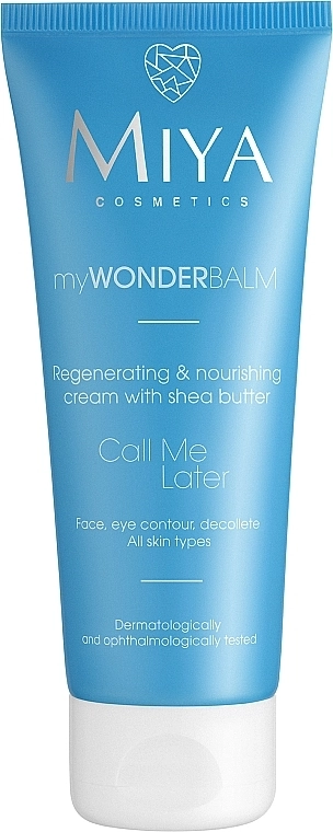 Miya Cosmetics Регенерувальний живильний крем для обличчя та тіла My Wonder Balm Call Me Later Cream - фото N1