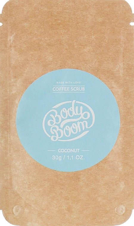 BodyBoom Кавовий скраб, кокосовий Body Boom Coffee Scrub Coconut - фото N1