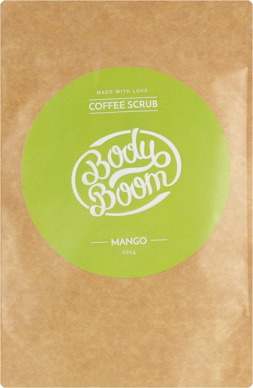 BodyBoom Кавовий скраб, манго Body Boom Coffee Scrub Mango - фото N5