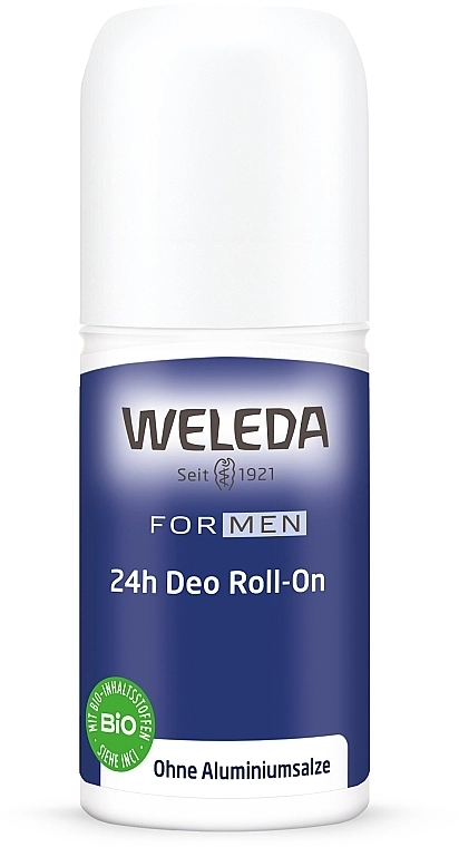 Weleda Дезодорант для чоловіків "24 години" 24h Deodorant Roll-On For Men - фото N1
