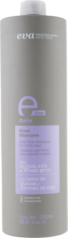 Eva Professional Шампунь проти кучерів для в'юнкого волосся E-line Curly Shampoo - фото N1