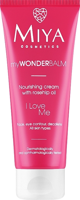 Miya Cosmetics Живильний крем з олією троянди для обличчя My Wonder Balm I Love Me Face Cream - фото N1