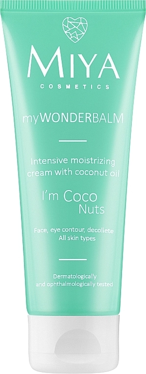 Miya Cosmetics Интенсивный увлажняющий крем для лица с кокосовым маслом My Wonder Balm I’m Coco Nuts Face Cream - фото N1
