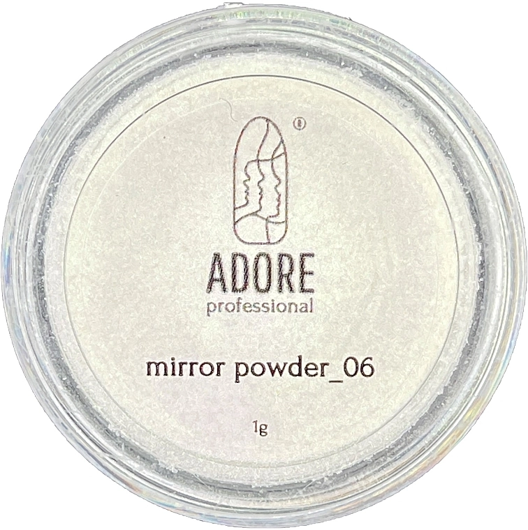 Adore Professional Дзеркальна пудра для нігтів Mirror Chrome Powder - фото N1