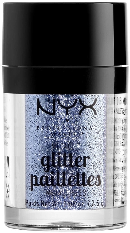 NYX Professional Makeup Metallic Glitter Глітер для обличчя і тіла - фото N3