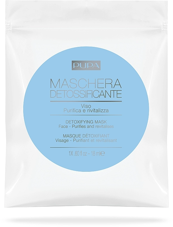 Pupa Тканевая детокс-маска для лица Detoxifying Mask - фото N1