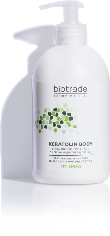 Biotrade Лосьон для тела с 12% мочевины для интенсивного увлажнения Keratolin Body Ultra-Moisturizing Lotion - фото N1