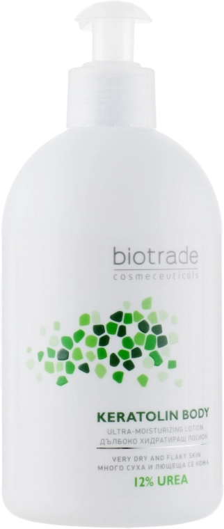 Biotrade Лосьон для тела с 12% мочевины для интенсивного увлажнения Keratolin Body Ultra-Moisturizing Lotion - фото N2