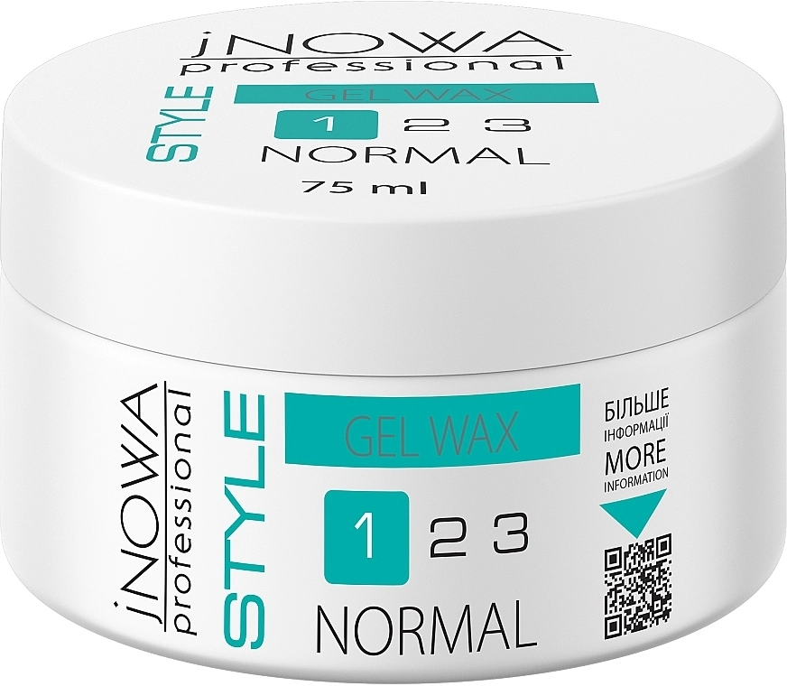 JNOWA Professional Гель-віск для нормальної фіксації волосся Style Gel Wax - фото N1