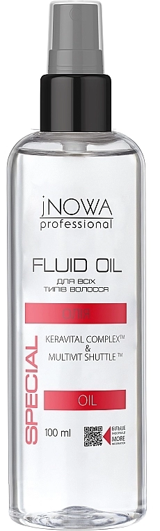 JNOWA Professional Флюїд для інтенсивного живлення та догляду за волоссям Fluid Oil - фото N1