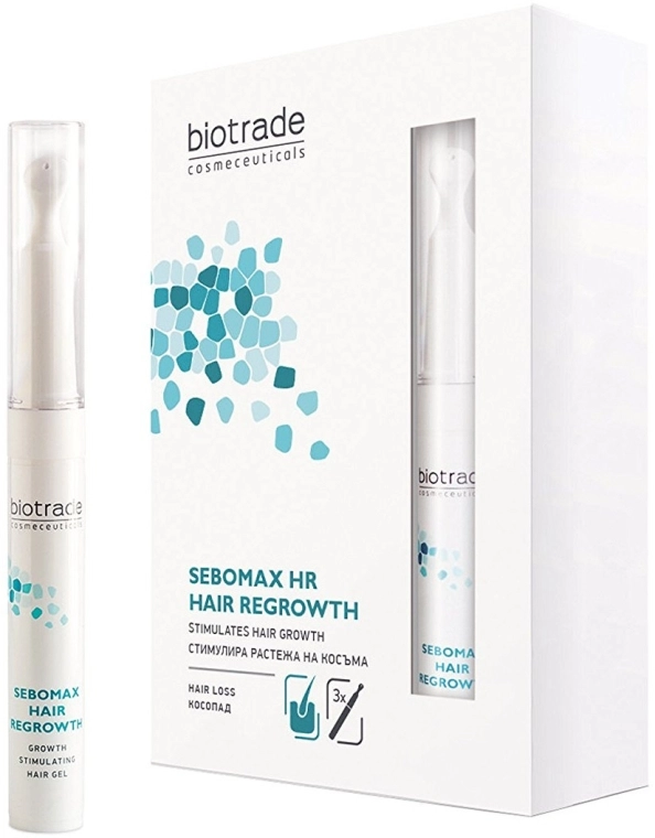 Biotrade Стимулювальний гель для лікування та профілактики випадіння волосся Sebomax Hair Regrowth Stimulating Hair Gel - фото N2