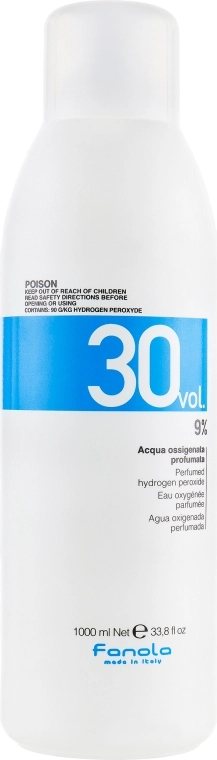 Fanola Окислювач 30 vol 9% Perfumed Hydrogen Peroxide Hair Oxidant - фото N1