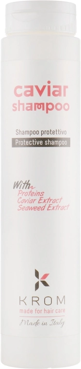 Krom Шампунь захисний з протеїнами, екстрактами ікри та морських водоростей Caviar Shampoo - фото N1
