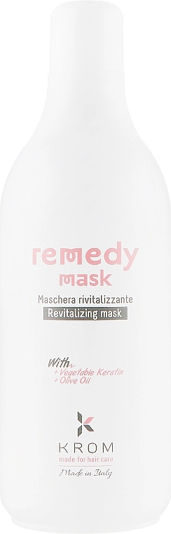 Krom Восстанавливающая маска с растительным кератином и маслом оливы Remedy Mask - фото N3