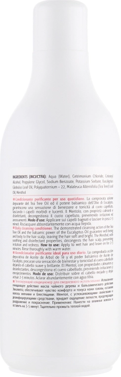 Krom Кондиціонер очищувальний з оліями чайного дерева та евкаліпта і ментолом Tea Tree Conditioner - фото N4