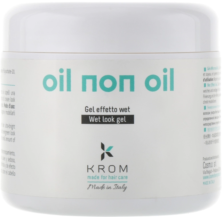 Krom Гель "Мокрий ефект" Gel Finish Oil Non Oil - фото N1