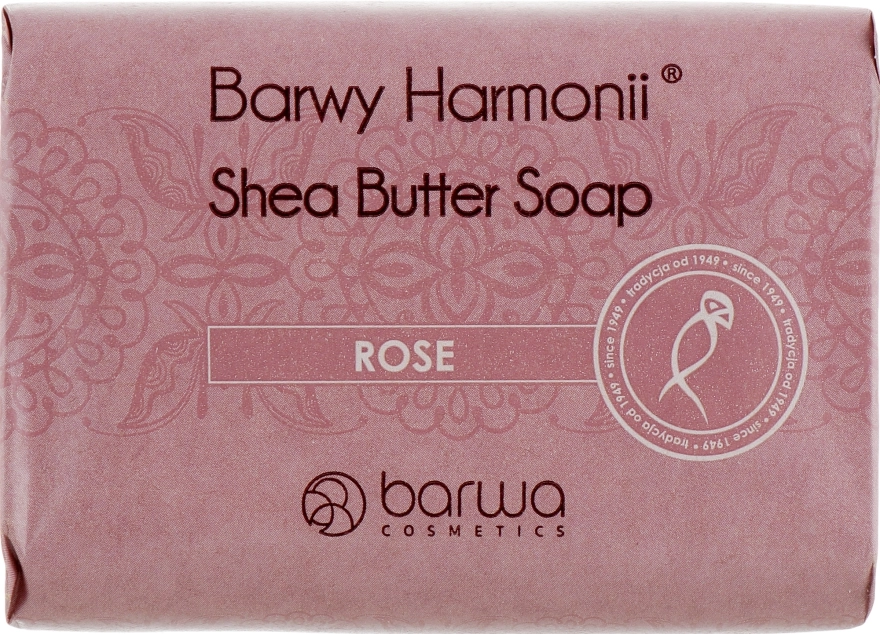Barwa Мыло с экстрактом розы и маслом Ши Barwy Harmonii Rose Shea Butter Soap - фото N1