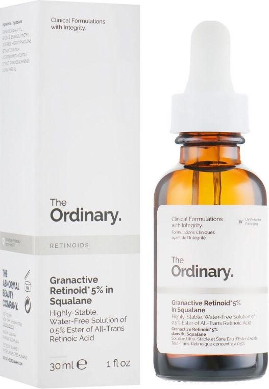 The Ordinary Сквалановая эмульсия-масло Granactive Retinoid 5% in Squalane - фото N1
