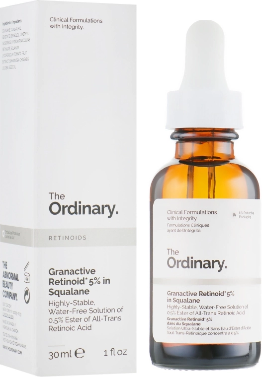 The Ordinary Скваланова емульсія-олія Granactive Retinoid 5% in Squalane - фото N1