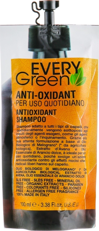 EveryGreen Анти-оксидантный шампунь для ежедневного применения Dikson EG Anti-Oxidant, 1000ml - фото N1