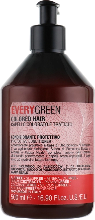 EveryGreen Кондиционер для окрашенных и обработанных волос с маслом абрикоса, томатным соком Dikson EG Colored Conditioner - фото N1