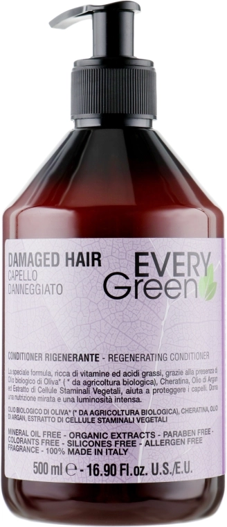 EveryGreen Кондиціонер відновлювальний Dikson Every Green Damaged Hair Conditioner - фото N1