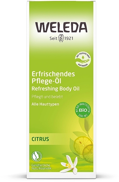 Weleda Масло для тела освежающее "Цитрус" Citrus Erfrischungsöl - фото N3