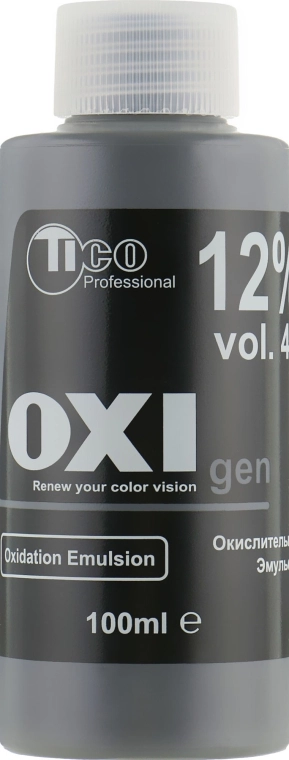 TICO Professional Окислювальна емульсія для інтенсивної крем-фарби Ticolor Classic 12% Ticolor Classic OXIgen - фото N1