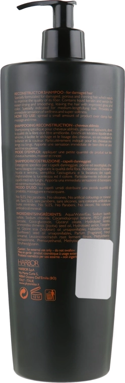 Phytorelax Laboratories Восстанавливающий шампунь для поврежденных волос Keratina Reconstructor Shampoo - фото N4