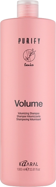 Kaaral Шампунь для тонкого волосся, з екстрактом бамбука Purify Volume Shampoo - фото N1