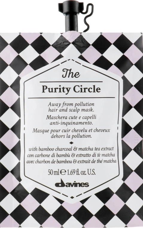 Davines Очищувальна детокс-маска для волосся і шкіри голови The Circle Chronicles The Purity Circle - фото N1