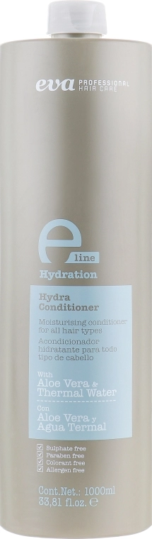 Eva Professional Кондиціонер для зволоження волосся E-line Hydra Conditioner - фото N1