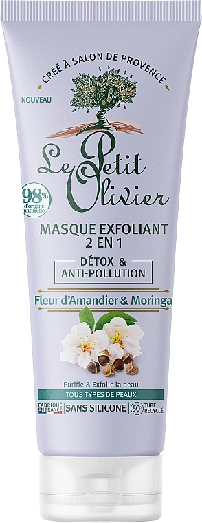 Le Petit Olivier Пенная маска против загрязнения "Миндальный цвет" Anti-Pollution Foam Mask Almond Blossom - фото N1