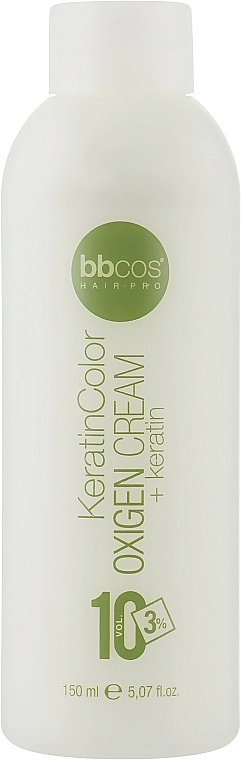 BBcos Окислювач кремовий 3% Keratin Color Oxigen Cream 10 Vol - фото N1