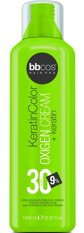 BBcos Окислитель кремообразный 9 % Keratin Color Oxigen Cream 30 Vol - фото N3