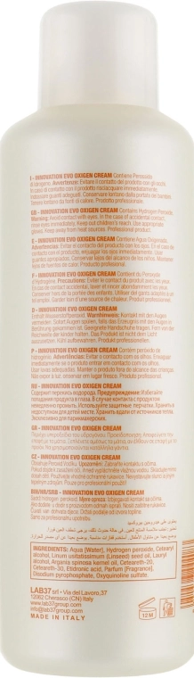 BBcos Окислювач кремовий 6% InnovationEvo Oxigen Cream 20 Vol - фото N4