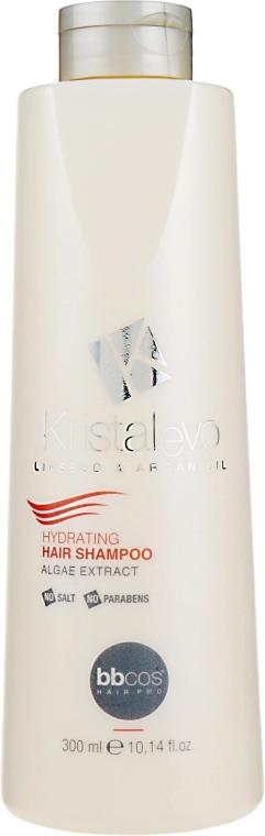 BBcos Шампунь для волос, увлажняющий Kristal Evo Hydrating Hair Shampoo - фото N1