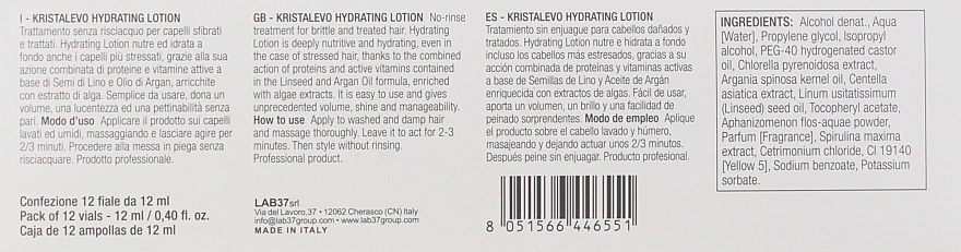 BBcos Зволожувальний лосьйон для волосся, в ампулах Kristal Evo Hydrating Lotion - фото N3